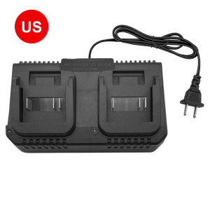 occkic | Dual Battery Charger Module For Makita BL1415 BL1815 BL1830 BL1850 US/EU Plug 3.0A 18V 21V Lithium-ion Battery 2 Slot For Tool
