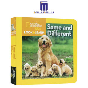 National Geographic Kids Look and Learn: Same and Different (National Geographic Little Kids Look & Learn) Board book – Picture Book by National Geographic Kids Original English books