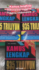 Kamus Lengkap Indonesia Inggris 935 Triliyun