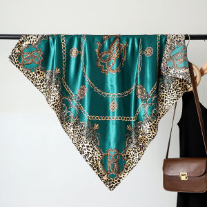 Khăn Choàng Cổ Lụa Cổ Điển Dành Cho Nữ Mùa Xuân Hè Mỏng Thời Trang Đa Năng Khăn Choàng Lớn Che Nắng Khăn Choàng