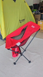 เก้าอี้สนาม​K2 CHILLING CHAIR เก้าอี้แคมป์ปิ้ง  เดินป่า เก้าอี้พกพา น้ำหนักเบา มีกระเป๋าใส่ มีช่องใส่ของ มีประกันโครงขา