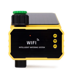 New 1/2 Outlets Solar Irrigation Timer Smart APP Control Automatic Irrigation System Outdoor Water Timer Garden Watering Tool  ﻿