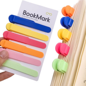 1/3Pcs Silicone Bookmark Clip Buckle Clip Notebook Book Markers Creative Page Divider Staionery Supplies