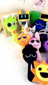 Sprunki Sang Trọng Dễ Thương Nhồi Bông Mềm Gối Trò Chơi Kinh Dị Hoạt Hình Đồ Chơi Cho Trẻ Em Quà Tặng Sinh Nhật Trẻ Em Búp Bê Tuổi 3-12 Tuổi