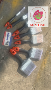 Cọ Filament cán cam Thanh Bình lông mềm dày dặn dễ vệ sinh chuyên sơn nước dầu kẽm