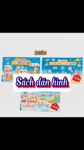 Sách dán hình - Capy và nông trại vui vẻ Đi mua sắm Công viên giải trí Chuyến du hành vũ trụ - Minh Thắng