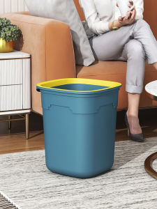 Nordic Style Square Garbage Can Coverless Home Living Room Bedroom Kitchen Bathroom Trash Bin Modern Minimalist Design