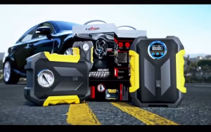 COD Pompa Angin 12 V 150 PSI Ban Mobil Truk Motor Elektrik Portable Tire Pump Cek Tekanan Angin LCD