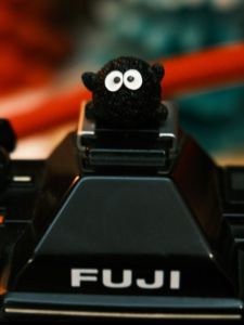 Adorable Resin Camera Hot Shoe Cover Devilish Coal Ball Camera Accessories Compatible with Canon Nikon Fuji Sony Digital Photography