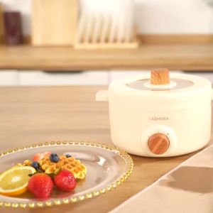 KASHIWA รุ่น KW-219 (ครีม) หม้ออเนกประสงค์ (แบบยกลัง) หม้อไฟฟ้า หม้อสุกี้ หม้อชาบู รับประกันศูนย์