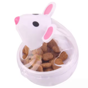 Pet Feeder Cat Toy Mouse Rolling Food Dispenser with Leakage Feature Funny Training Play Tool for Kittens And Cats