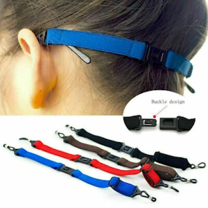 evo Glasses Adjustable Strap Neck Cord Sport Band Eyeglasses String Anti Slip Holder Elastic Rope Sunglasses (per pc)