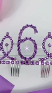 Bộ Vương Miện Và Dải Băng Sinh Nhật 2 Món/bộ Dành Cho Nữ Và Bé Gái Chất Liệu Hợp Kim Dành Cho Các Dịp Sinh Nhật Lần Thứ 3 4 5 6 7 8 9 10 Quà Tặng Tiệc Sinh Nhật