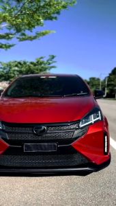 Perodua Myvi 2018-2022 NOT FOR FACELIFT Ready Cut Honeycomb Grill Full Set Top Bottom