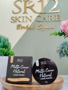 BEDAK TABUR MATTE TAHAN LAMA AMAN REMAJA LOOSE POWDER SR12