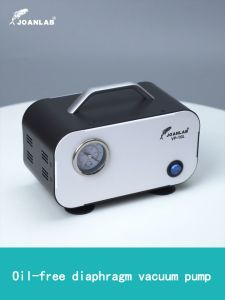 JOANLAB Oil-free Diaphragm Vacuum Pump Laboratory Filter Pump Portable Negative Pressure Pump Adjustable Pressure Lab Equipment