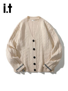 izzue | Korean Style College V-Neck Knitted Cardigan 7M