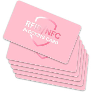 บัตรป้องกัน RFID แพ็ค3/6/12 1ใบปกป้องทั้งกระเป๋าสตางค์สำหรับผู้หญิงเครื่องป้องกันบัตรเดบิตเครดิตป้องกันการโจรกรรม NFC แบบไร้สัมผัส