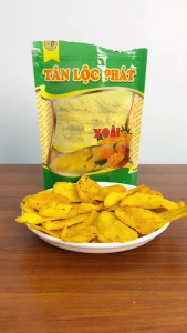 XOÀI SẤY MUỐI ỚT TÂN LỘC PHÁT BỊCH 500G Sấy dẻo giữ nguyên mọng nước của xoài Đồ ăn vặt yêu thích