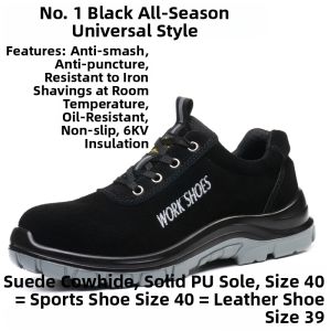 SENNUOKE | Anti-smash Anti-puncture Lightweight Durable Insulating Work Shoes