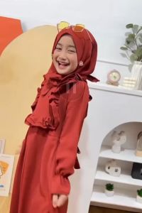 gamis anak terbaru cringcle gamis anak perempuan baju anak perempuan usia 5-12 tahun