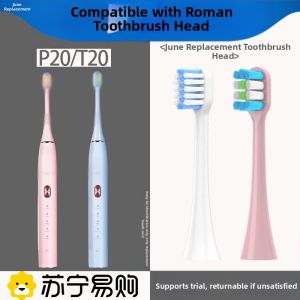Universal Electric Toothbrush Heads Compatible with ROAMAN P20/T20 SN01/SN02 Replacement Heads for Oral Care Adult Hardness