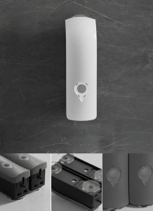 CUNGSA | Wall-Mounted Bathroom Soap Dispenser with No-Drill Suction Cup