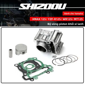 Bộ Piston Xi Lanh Xe Máy 52mm Dành Cho Yamaha XMAX 125 VP City 125 YZF R125 MT 125 WR125 - Phụ Tùng Thay Thế Kim Loại Chất Lượng Cao