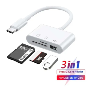 other | Type C To SD Card Reader OTG USB Cable Mini SD/TF Card Reader Adapter Data Transfer for Macbook Cell Phone Samsung Huawei