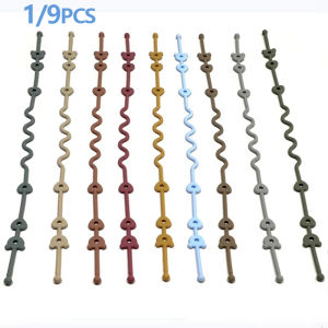 1/9PCS Silicone Pacifier Anti Drop Chain Baby Toy Teether Anti Drop Rope Baby Pacifier Chain Anti Loss Chain