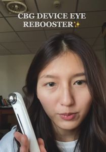 CBG Devices Eye Rebooster เครื่องนวดผิวรอบดวงตา(ERB) นวดตาด้วยระบบคลื่นสั่น Ultrasonic กระตุ้นการไหลเวียนของเลือดบริเวณใต้ตา
