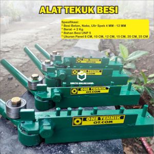 Alat Tekuk Besi Beton Penekuk Besi Begel Cakar Ayam Spek 4 6 8 10 12 mm Besi Beton Nako Ulir
