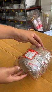 (ชุดละ 5 แพค) ถาดฟอยล์ ถ้วยฟอยล์ 3379-P พร้อมฝา ยี่ห้อ Star Products แพคละ 10 ชิ้น