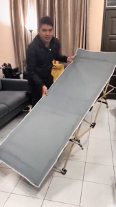 Folding Bed Portable Bed Single Bed With Foam Foldable Chair Thick Support 300KG Sofa Foldable Bed Office Sleep Bed Easy To Carry Multifunction Without Installation Sitting Leaning Lying Freely Does Sofa Bed