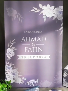 Wedding Package/Kahwin/Kad Kahwin/Welcome Board/Hardcover Guest Book