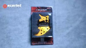 Cover Disc KLX Penutup Cakram Tutup Disk Disc Brake Belakang CNC SCARLET KLX 150