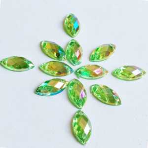 payet diamond kristal 3D akrilik jahit grade A mata Taiwan premium 6x12 per lusin