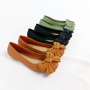 Sepatu Sandal Flat Shoes Wedges Wanita Pita Jelly Balance Kasual Kekinian Korean Style COD SPT-80