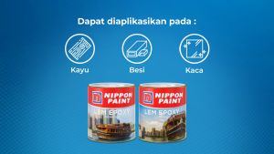 LEM EPOXY NIPPON PAINT 400GRAM 1 SET 2 KOMPONEN LEM KAYU BESI KACA BODI MOBIL