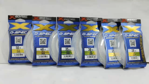 YGK X027 X-BRAID D-SPEC NYLON MONOFILAMENT ABSORBER FISHING LEADER 30M ( MADE IN JAPAN )