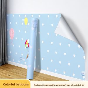 KEERMAN | Waterproof Moisture-Proof Cartoon Peel-and-Stick Wallpaper