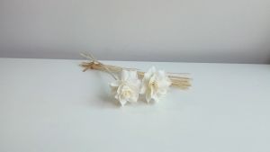 ดอกไม้ดูดน้ำหอม ดอกโสน ดอกรักเร่ (Dahlia) ก้านไม้กระจายกลิ่น Sola Flower Reed Diffuser.