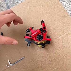 ZOOM XTECH HB100 MTB Hydraulic Disc Brake Calipers Front Rear 160mm Folding Pull Wire Black Red Brake for MTB Bike Brake Set