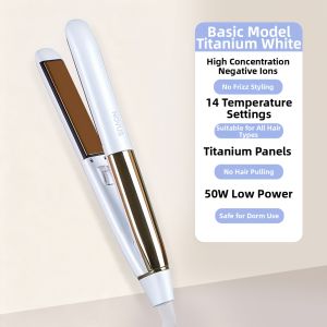 Straightening and Curling Hair Iron Negative Ion Protection