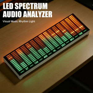 occkic | LED Voice-Activated Ambient Light Voice-Activated Music Spectrum Rhythm Light Type-C Connector Suitable for Gaming Rooms Etc