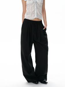 A PUEE | Luxury Comfortable Business Casual Lyocell Cleanfit Loose Fit Pants