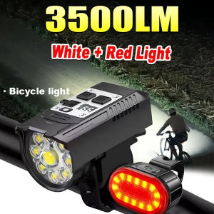 Cycling Light  Bright Bicycle Front/Tail Light Rechargeable Bike Headlight Waterproof Mountain Road Bike Flashlight Bicycle Lamp