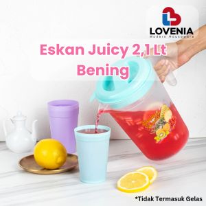 Lovenia Teko Air Plastik Bening 21 Liter Eskan Transparan