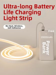 LAISILIMANWEI | Wireless Long Lasting Adhesive Portable Ambient LED Strip