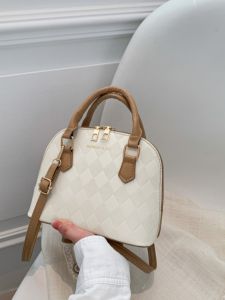 Túi Đeo Chéo Vỏ Sò Thời Trang Cổ Điển Cho Nữ Túi Đeo Vai Đơn Giản Phong Cách Hàn Quốc Mềm PU Túi Đeo Chéo Thường Ngày